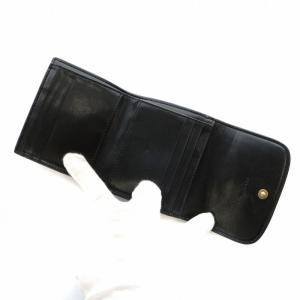 COACH 財布 二つ折り PVC レザー シグネチャー 総柄 ロゴ ゴールド金具 茶色 ブラウン 黒 ブラック 87589