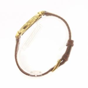 burberrys ジャンク品 ヴィンテージ 腕時計 クォーツ デイト ローマン レザーベルト ゴールド色