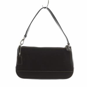 COACH ハンドバッグ ハンプトンレザーデミポーチ 牛革 茶色 ブラウン 7785