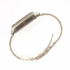 CASIO ウェーブセプター wave ceptor WORLD TIME 腕時計 ウォッチ デジタル クォーツ スクエア ロゴ シルバー色