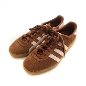 adidas Originals バミューダ BERMUDA スニーカー タグ付き シューズ 靴 ロゴ スエード US7.5 24.5cm 茶 ブラウン JH9088