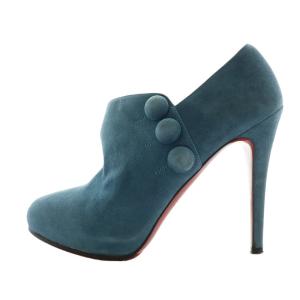 Christian Louboutin C'est Moi Ankle BOOTS アンクル ブーツ ブーティ ハイヒール ピンヒール ラウンドトゥ スエード 37