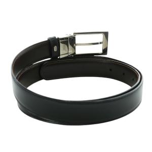 Montblanc ベルト バックル ハトメ ロゴ レザー ベルト部分社外品 シルバーカラー 黒 ブラック