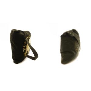 HUNTING WORLD ショルダーバッグ リバーシブル ナイロン スエード ロゴ プリント カーキ GY18