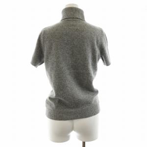 バーバリーBurberryカシミヤアンゴラ混リブニットダッフルコート