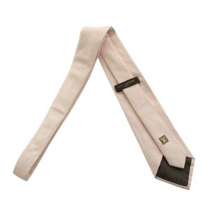 LOUIS VUITTON ネクタイ ワイドタイ モノグラム ロゴ 総柄 絹 シルク ピンク