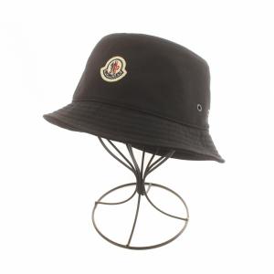 23AW バケット ハット 帽子 ロゴ ワッペン M 黒 ブラック I20933B00080 GY18