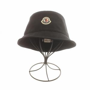 MONCLER 23AW バケット ハット 帽子 ロゴ ワッペン M 黒 ブラック I20933B00080 GY18
