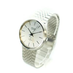 SEIKO エンブレム enblem ジャンク品 腕時計 ウォッチ クォーツ ラウンド ロゴ シルバー色 4120-9000 GY18