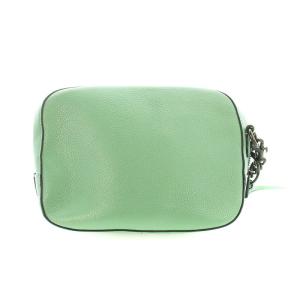 COACH カメラバッグ ショルダー レザー ロゴ タッセル 緑 グリーン 29411 GY18