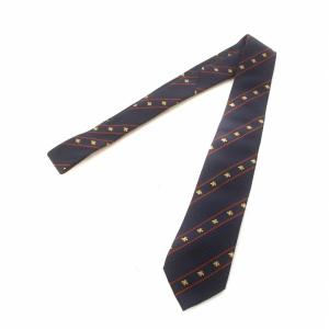 GUCCI 451528 LABOUR ネクタイ レギュラータイ シルク 絹100% Bee 蜂 ハチ 総柄 ロゴ 紺 ネイビー GY18