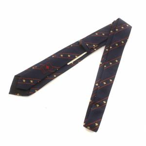 GUCCI 451528 LABOUR ネクタイ レギュラータイ シルク 絹100% Bee 蜂 ハチ 総柄 ロゴ 紺 ネイビー GY18