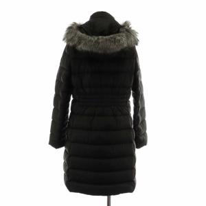 美品★マイケルコース　黒　ファー付き　ロングダウン　ウルトラライトウエイトダウン 美品☆マイケルコース黒ファー付きロングダウンウルトラライトウエイト