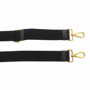 PRADA ショルダーストラップ 付属品 ゴールド金具 キャンバス ロゴ 紺 ネイビー GY17