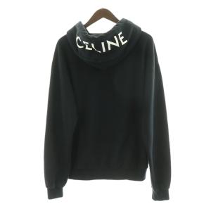 CELINE エディ期 ジップアップ パーカー 裏毛 S ブラック 2Y497052H