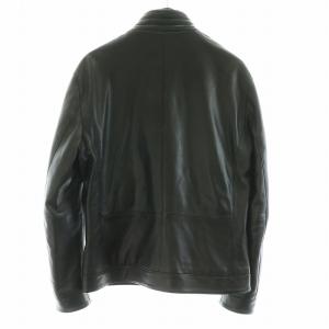 HUGO BOSS ラムレザージャケット 46 ダークブラウン 黒タグ HUGO BOSS ラムレザージャケット 46 ダークブラウン 黒タグ HUGO