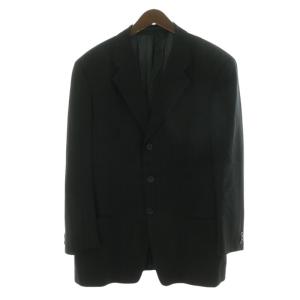 ARMANI COLLEZIONI スーツ セットアップ テーラードジャケット パンツ スラックス ストライプ柄 シングル 総裏地 ジップフライ ウール 52