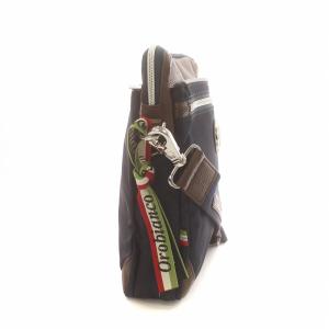 Orobianco ピラストロ PILASTRO?C ショルダーバッグ ナイロン レザー ロゴ 紺 ネイビー 92332 GY17