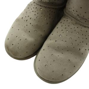 UGG australia スターガール ボウ ミニ STARGIRL BOW MINI ショートブーツ ボア スエード リボン 星 US7 24cm