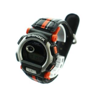 CASIO G-SHOCK 腕時計 ウォッチ クォーツ アナログ デジタル ロゴ 黒 ブラック オレンジ DW-003 GY18