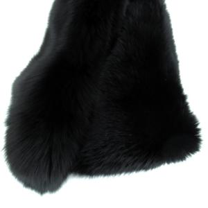 SAGA FOX ティペット マフラー フォックスファー 黒 ブラック