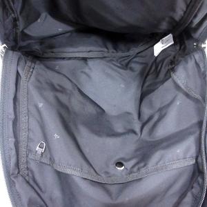 agnes b. リュックサック バックパック デイバッグ ナイロン ロゴ 黒 ブラック