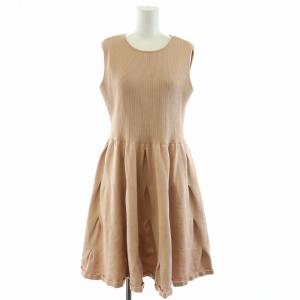 RIPPLE ニットドレス ワンピース 40 ピンク