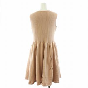 FOXEY RIPPLE ニットドレス ワンピース 40 ピンク