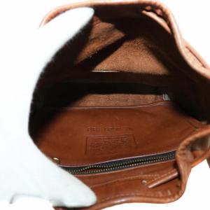 COACH オールドコーチ 0629 019 ショルダー バッグ レザー 巾着型 茶 ブラウン