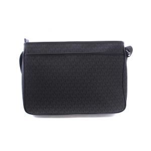 MICHAEL KORS ショルダーバッグ PVC ロゴ 総柄 黒 ブラック グレー GY18