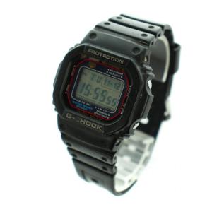 CASIO G-SHOCK Gショック 腕時計 電波 ソーラー マルチバンド5 デジタル ラバーバンド 黒 ブラック GW-M5600 GY11