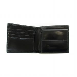 BVLGARI 二つ折り財布 ウォレット  レザー ロゴ 黒 ブラック GY18