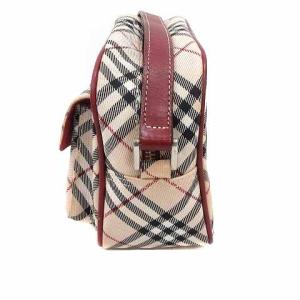 BURBERRY BLUE LABEL ショルダーバッグ ナイロン ノバチェック ベージュ