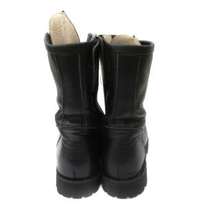 HARLEY DAVIDSON レースアップブーツ ショートブーツ レザー 黒 ブラック