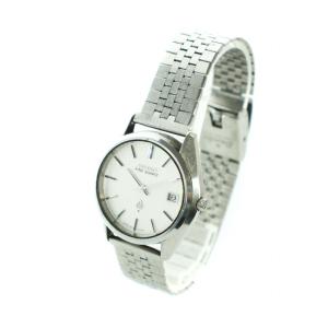 SEIKO ジャンク品 KING QUARTZ キングクォーツ 腕時計 ウォッチ デイト 白文字盤 シルバー色 SS 4822-8000