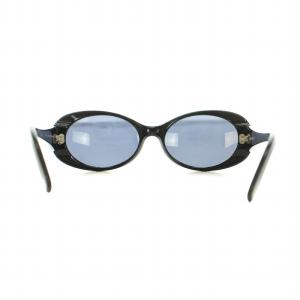 CELINE サングラス 眼鏡 めがね マカダム ロゴ トリオンフ カラーレンズ フルリム オーバル型 黒 ブラック GY11