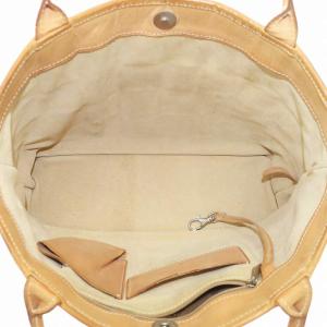 BREE トートバッグ ハンド レザー 編み込み マグネット ロゴ 茶色 ブラウン