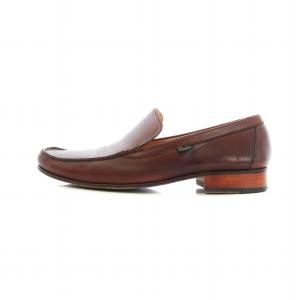 Paraboot ローファー スリッポン レザー 無地 スクエアトゥ 8 26.5cm 茶 ブラウン GY18