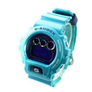 CASIO G-SHOCK クレイジーカラーズ Crazy Colors 腕時計 ウォッチ デジタル クォーツ ロゴ 青 ブルー 水色 DW-6900CB