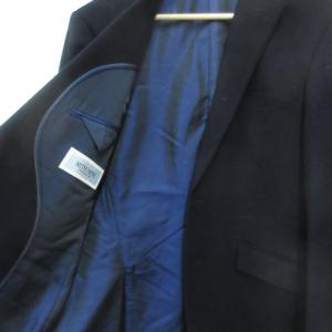 Loro Piana × ミツミネ MITSUMINE テーラードジャケット ミドル丈 総裏地 シングルボタン 38 M 紺 ネイビー