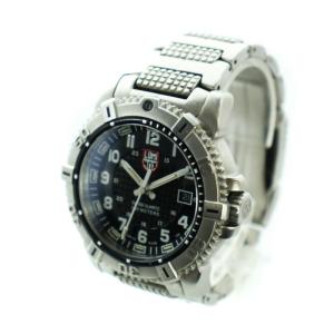 Luminox モダンマリナー 6250シリーズ 腕時計 クォーツ デイト カレンダー付き 黒文字盤