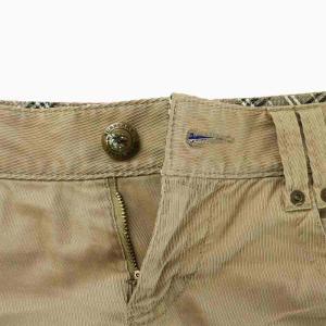 BURBERRY BLUE LABEL ショートパンツ ハーフパンツ ロゴボタン ロゴ 刺繍 ジップフライ 36 S ベージュ