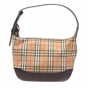 BURBERRY ハンドバッグ ワンショルダー ノバチェック ベージュ ブラウン