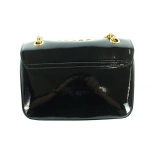 CELINE ショルダー バッグ ゴールドチェーン Cミディアム ブラック