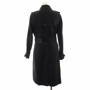 BURBERRY LONDON トレンチコート ロング ライナー付き 裏地ノバチェック 34 XS 黒 ブラック GY18