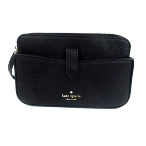 LEILA SMALL TAB CROSSBODY ショルダーバッグ ミニバック 斜め掛け ロゴ レザー 黒 ブラック WLR00397