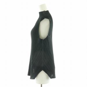 PLEATS PLEASE ISSEY MIYAKE SSEY MIYAKE Modified pleated sleeveless blouse