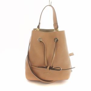 コスタンザ Costanza 巾着バッグ ショルダーバッグ ハンド 2WAY ロゴ レザー ピンク GY17