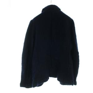 COMME des GARCONS HOMME PLUS AD2004 PN-J009 縮絨 ウール ジャケット S ネイビー GY17