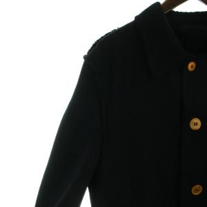 コムデギャルソン 超ロングコート ベロア メンズ 【良状態】 COMME des GARCONS HOMME ウールサージコートスタイル2019.10.14